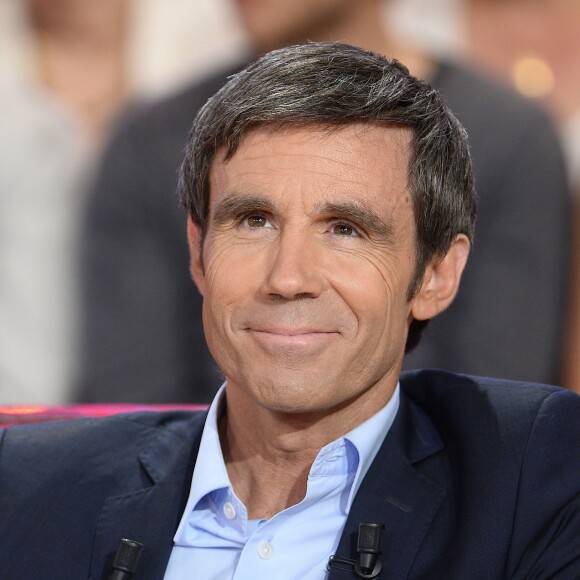 David Pujadas - Enregistrement de l'émission "Vivement Dimanche" à Paris le 2 juin 2015
