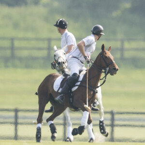 Le prince William et le prince Harry ont disputé l'Audi Polo Challenge à Ascot le 28 mai 2016, au profit des associations Tusk Trust et Sentebale qu'ils soutiennent.