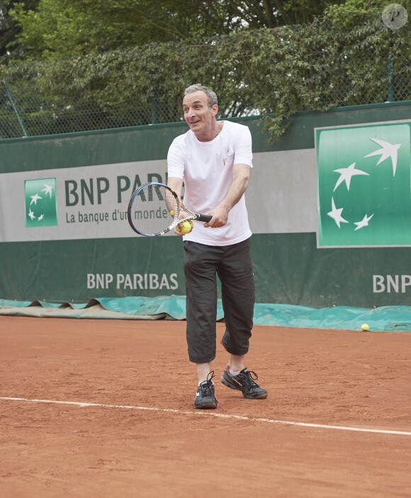 Pascal Sellem lors de la première journée du Trophée des Personnalités de Roland-Garros 2016, mercredi 1er juin 2016.