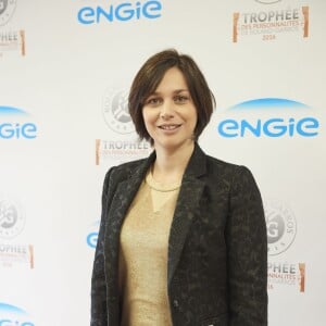 Nathalie Péchalat lors de la première journée du Trophée des Personnalités de Roland-Garros 2016, mercredi 1er juin 2016.