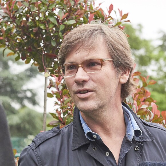 Laurent Romejko lors de la deuxième journée du Trophée des Personnalités de Roland-Garros 2016, jeudi 2 juin 2016.