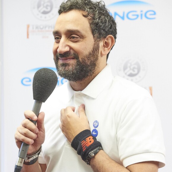 Cyril Hanouna lors de la troisième et dernière journée du Trophée des Personnalités de Roland-Garros 2016, vendredi 3 juin 2016.
