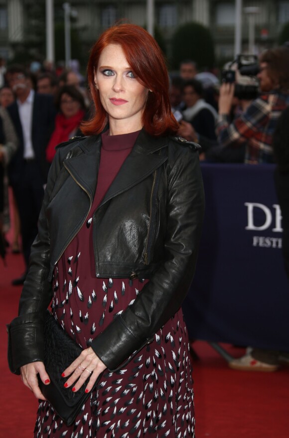 Audrey Fleurot enceinte - Tapis rouge du film "Life" lors du 41e Festival du film américain de Deauville, le 5 septembre 2015.
