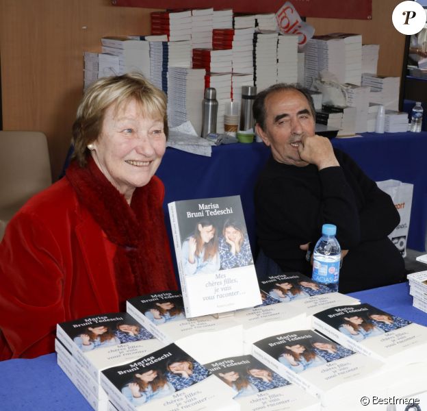 Marisa Bruni Tedeschi et Richard Bohringer - Inauguration du Festival du livre à Nice le 3 juin 2016.