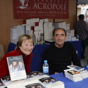 Marisa Bruni Tedeschi et Richard Bohringer - Inauguration du Festival du livre à Nice le 3 juin 2016.