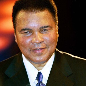 Mohamed Ali à Londres en 1999.