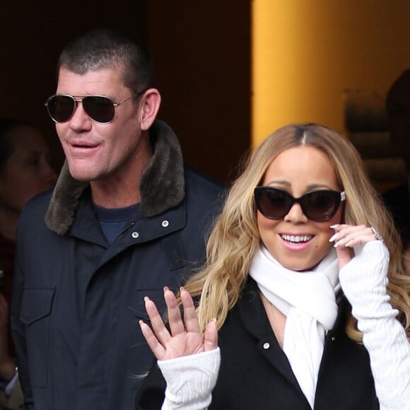 Mariah Carey et James Packer passent leurs vacances à la station de Aspen le 19 décembre 2015.