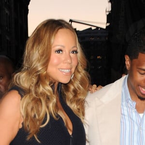 Mariah Carey et Nick Cannon à la soirée "Project Canvas Art Gallery" à New York. Le 11 mai 2012