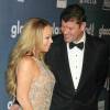 Mariah Carey et son fiancé James Packer à la 27ème soirée annuelle Glaad Media à The Waldorf-Astoria à New York. le 14 mai 2016
