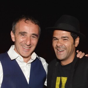 Exclusif - Elie Semoun et Jamel Debbouze au cocktail "Aftershow" dans le cadre du festival Marrakech du Rire 2016. Marrakech, le 4 juin 2016. © Bellack Rachid/Bestimage