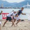 Mickaël Cerielo lors du match de gala du 2e Beach Soccer à Cannes au profit de l'association Sourire et Partage, sur la plage Macé le 1er juin 2016