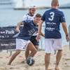 Mickaël Cerielo lors du match de gala du 2e Beach Soccer à Cannes au profit de l'association Sourire et Partage, sur la plage Macé le 1er juin 2016