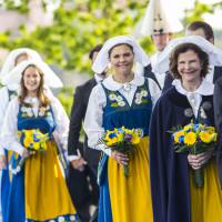 Princesses Victoria, Madeleine, Sofia: Suédoises typiques pour la Fête nationale
