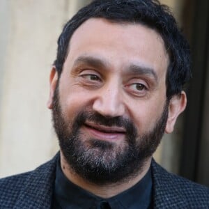 Semi-Exclusif - Cyril Hanouna - Arrivées des people à la radio Europe1 à Paris le 14 avril 2016.