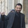 Cyril Hanouna arrive à Europe1 à Paris le 14 avril 2016.