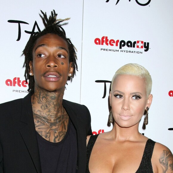 Wiz Khalifa et Amber Rose a la soiree "The Wiz Of TAO Halloween Spectacular" a Las Vegas le 31 octobre 2013.