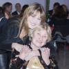 Carla Bruni et sa mère Marisa Borini - Dîner LINK pour les 30 ans de AIDES au Palais d'Iéna à Paris le 8 décembre 2014.