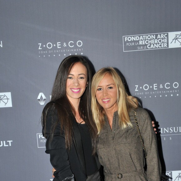 Exclusif - Prix spécial - Janane Boudili, Enora Malagré - Dîner de gala au profit de la Fondation ARC pour la recherche contre le cancer du sein à l'hôtel Peninsula à Paris le 1er octobre 2015.