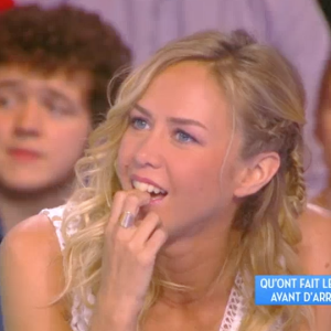 Enora Malagré fait des confidences coquines dans "Touche pas à mon poste" sur D8. Le 8 juin 2016.