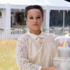 Alizée gagnante du concours "Le Meilleur pâtissier" spécial célébrités sur M6. Le 8 juin 2016.