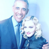 Madonna a rencontré la président des Etats-Unis, Barack Obama, lors de son passage sur le plateau de l'émission de Jimmy Fallon. Photo publiée sur sa page Instagram, le 8 juin 2016