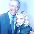 Madonna a rencontré la président des Etats-Unis, Barack Obama, lors de son passage sur le plateau de l'émission de Jimmy Fallon. Photo publiée sur sa page Instagram, le 8 juin 2016