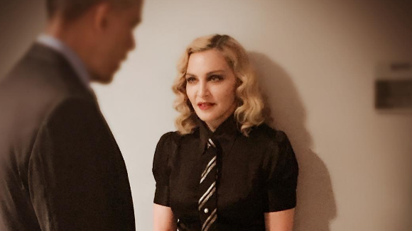 Madonna intimidée et sans voix... face à un célèbre homme politique !