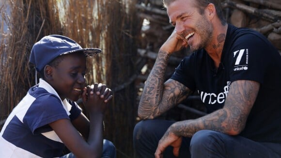 David Beckham fier mais très ému lors d'un voyage bouleversant