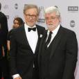 Steven Spielberg, George Lucas - Soirée "44th Life Achievement Award Gala" en l'honneur de John Williams à Hollywood, le 9 juin 2016