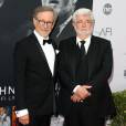Steven Spielberg, George Lucas - Soirée "44th Life Achievement Award Gala" en l'honneur de John Williams à Hollywood, le 9 juin 2016