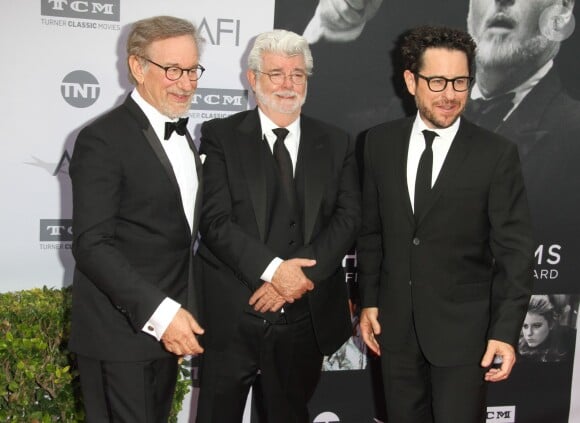 JJ Abrams, Steven Spielberg, George Lucas - Soirée "44th Life Achievement Award Gala" en l'honneur de John Williams à Hollywood, le 9 juin 2016