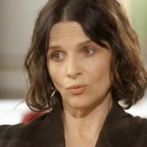 Juliette Binoche dans "Thé ou café" présenté par Catherine Ceylac sur France 2, samedi 11 juin 2016.