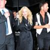 Madonna à la sortie de l'after party du MET Gala au Standard Hotel de New York le 2 mai 2016.