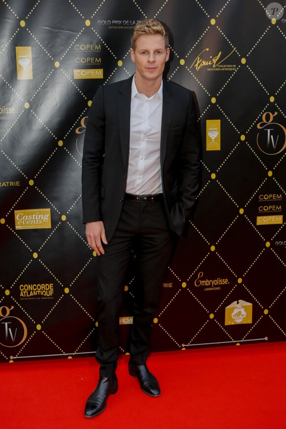 Matthieu Delormeau - Photocall "Prix Gold de la TNT 2015" au théâtre Bobino à Paris, le 9 juin 2015.