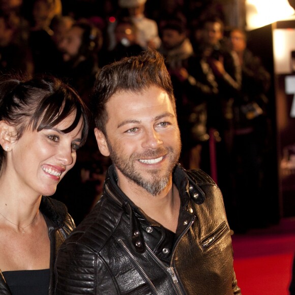 Christophe Mae et sa femme Nadège Sarron - 15eme édition des NRJ Music Awards à Cannes. Le 14 décembre 2013.
