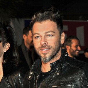 Christophe Mae et sa femme Nadège Sarron - 15eme édition des NRJ Music Awards à Cannes. Le 14 décembre 2013.
