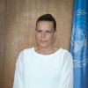 Exclusif - La princesse Stéphanie de Monaco, ambassadrice d'ONUSIDA depuis 2006, a participé le 8 juin 2016 à New York, au siège des Nations unies, à une réunion sur le thème de l'éradication du VIH/SIDA à l'horizon 2030. © F.Nebinger-N.Saussier / Palais Princier / Pool restreint Monaco / Bestimage - Crystal - Visual