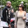 Kim Kardashian et son mari Kanye West à Paris, le 13 juin 2016.