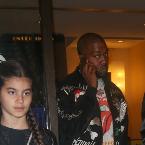 Kim Kardashian et son mari Kanye West sont allés voir "The Lion King" avec leur fille North West à New York, le 5 juin 2016