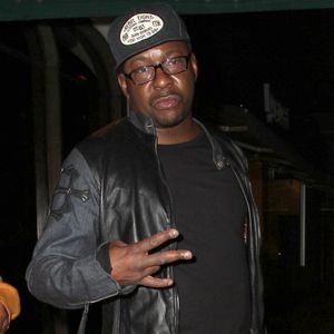Bobby Brown se rend au restaurant "Madeo" avec sa femme Alicia Etheredge et d'autres membres de sa famille a West Hollywood, le 6 mai 2013.