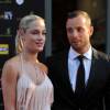 Oscar Pistorius et Reeva Steenkamp aux Feather Awards le 4 novembre 2012 à Johannesburg