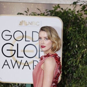 Amber Heard à La 73ème cérémonie annuelle des Golden Globe Awards à Beverly Hills, le 10 janvier 2016. © Olivier Borde/Bestimage