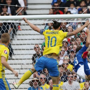 Zlatan Ibrahimovic lors du match Italie - Suède cau Stadium de Toulouse. Toulouse, le 17 juin 2016. © Cyril Moreau/Bestimage