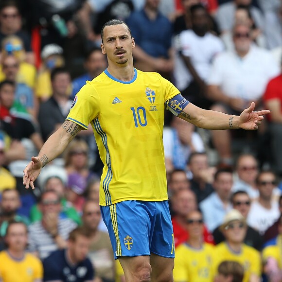 Zlatan Ibrahimovic lors du match Italie - Suède cau Stadium de Toulouse. Toulouse, le 17 juin 2016. © Cyril Moreau/Bestimage