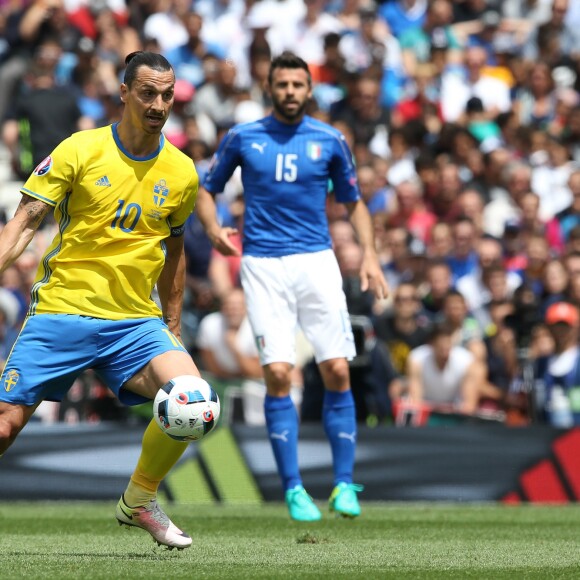 Zlatan Ibrahimovic lors du match Italie - Suède cau Stadium de Toulouse. Toulouse, le 17 juin 2016. © Cyril Moreau/Bestimage