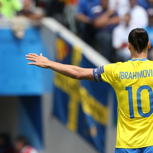 Zlatan Ibrahimovic lors du match Italie - Suède cau Stadium de Toulouse. Toulouse, le 17 juin 2016. © Cyril Moreau/Bestimage