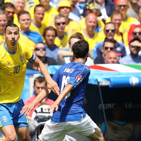 Zlatan Ibrahimovic lors du match Italie - Suède cau Stadium de Toulouse. Toulouse, le 17 juin 2016. © Cyril Moreau/Bestimage