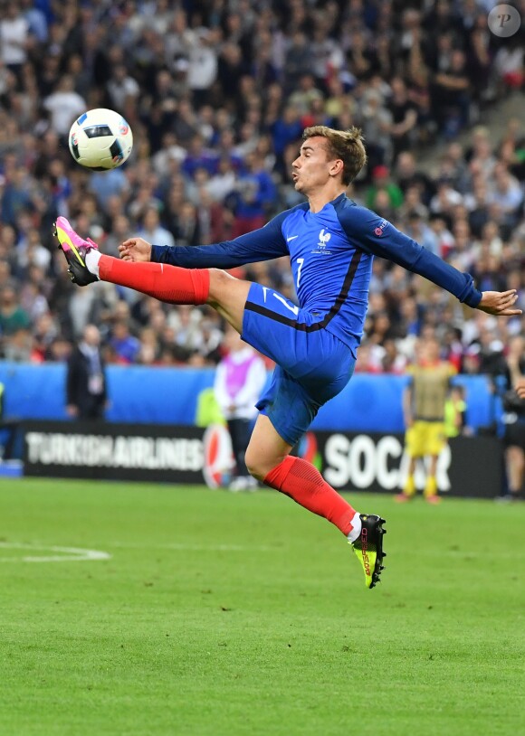 Antoine Griezmann - France - Roumanie au Stade de France. Le 10 juin 2016.