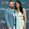 Jacob Young et sa femme - Soirée anniversaire des 55 ans lors du 55ème Festival de Télévision de Monte-Carlo, le 16 juin 2015, à Monaco.