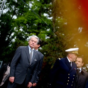 Alain Delon participe aux commémorations du 76e anniversaire de l'Appel du 18 juin prononcé par le Général de Gaulle en 1940 à Colombey-les-deux-Eglises, le 18 Juin 2016. © Dominique Jacovides/Bestimage French